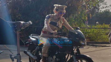 on the sets of the movie Mental Hai Kya