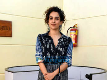 Sanya Malhotra and Ritesh Batra snapped during Photograph press meet