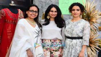 Sanya Malhotra snapped at the SS ’19 launch of Anju Modi in association with Tyaani Jewellery