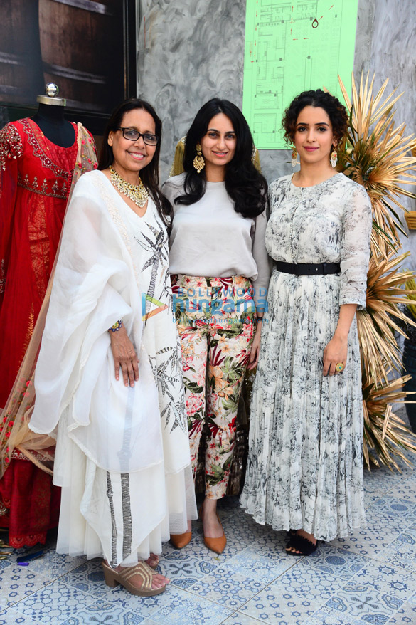 Sanya Malhotra snapped at the SS ’19 launch of Anju Modi in association with Tyaani Jewellery Sanya Malhotra snapped at the SS ’19 launch of Anju Modi in association with Tyaani Jewellery