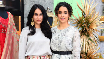 Sanya Malhotra snapped at the SS ’19 launch of Anju Modi in association with Tyaani Jewellery