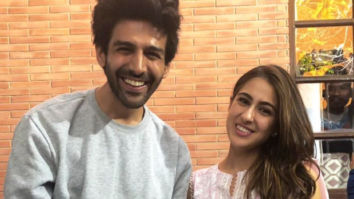 Sara Ali Khan and Kartik Aaryan celebrate their Filmfare Awards and Zee Cine Awards win on Imtiaz Ali’s film set