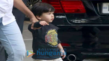 Taimur Ali Khan and Inaaya Naumi Kemmu spotted at playschool