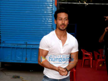 Tiger Shroff snapped at Film City
