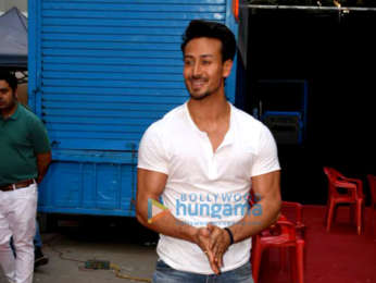 Tiger Shroff snapped at Film City