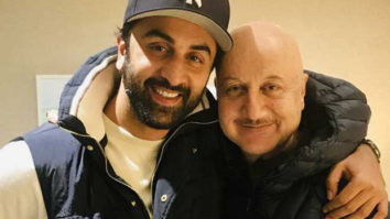 Ranbir Kapoor catches up with his on screen dad Anupam Kher in New York (see pics)