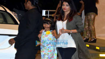 Abhishek Bachchan, Jaya Bachchan and Aishwarya Rai Bachchan spotted at Yauatcha in BKC