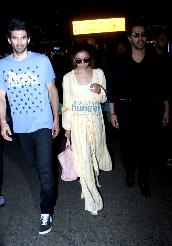 Alia Bhatt, Varun Dhawan, Aditya Roy Kapur and others snapped at the airport