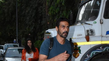 Arjun Rampal and Gabriella Demetriades spotted in Bandra