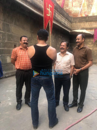 On The Sets of the movie Dabangg 3