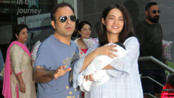 Surveen Chawla is all set to bring her daughter Eva home and the Sacred Games actress is all smiles for camera!