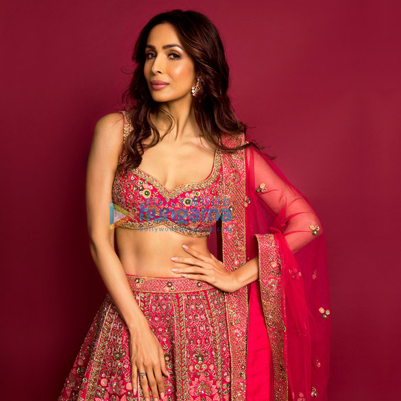 Malaika Arora snapped at Kalki Fashion’s ‘The Fuchsia Corsage Lehenga’ collection launch Malaika Arora snapped at Kalki Fashion’s ‘The Fuchsia Corsage Lehenga’ collection launch