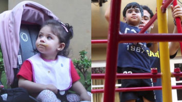 SPOTTED: Tusshar Kapoor with son Laksshya Kapoor and Inaya Khemu at Khar