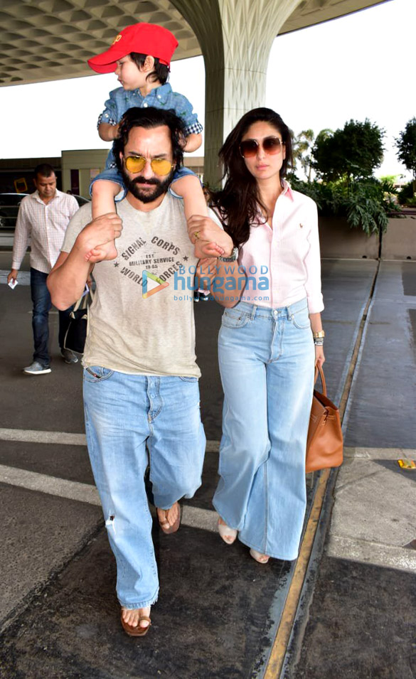 Saif Ali Khan, Taimur Ali Khan, Kareena Kapoor Khan, Rajinikanth and others snapped at the airport Saif Ali Khan, Taimur Ali Khan, Kareena Kapoor Khan, Rajinikanth and others snapped at the airport