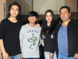 Sajid Nadiadwala with family & Ahmed Khan spotted at Juhu PVR