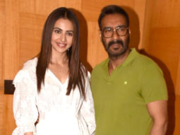 Ajay Devgn and Rakul Preet Singh grace the special screening of ‘De De Pyaar De’ at Sunny Super Sound in Juhu