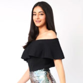 Ananya Panday looks all things dreamy in this shimmery outfit