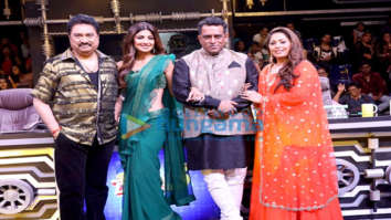 Kumar Sanu snapped on the sets of Super Dancer Chapter 3