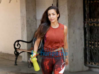 Malaika Arora spotted at the Pilates gym in Khar