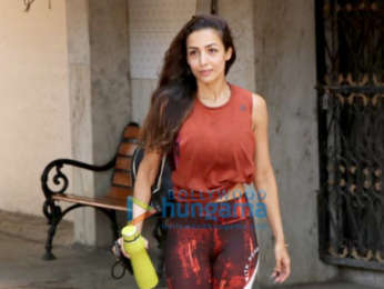 Malaika Arora spotted at the Pilates gym in Khar