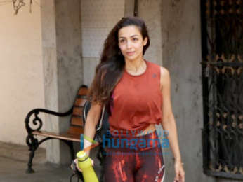 Malaika Arora spotted at the Pilates gym in Khar