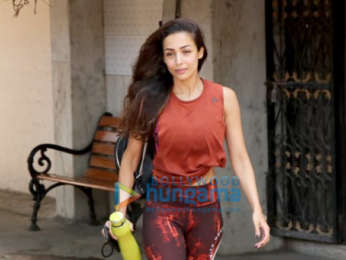 Malaika Arora spotted at the Pilates gym in Khar