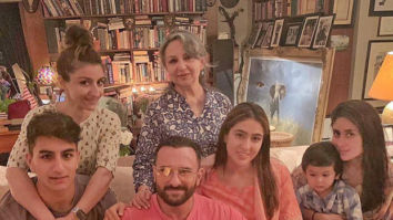 Pataudis Assemble! Sharmila Tagore, Saif Ali Khan, Kareena Kapoor Khan, Soha Ali Khan along with Sara Ali Khan, Ibrahim and Taimur strike a pose