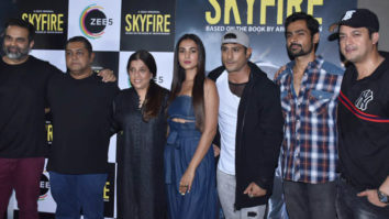 Screening of ZEE 5’s Skyfire with Prateik Babbar, Sonal Chauhan & others