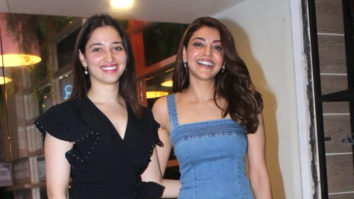 Tamannaah Bhatia and Kajal Aggarwal snapped at Juhu Supreme Shopping Center