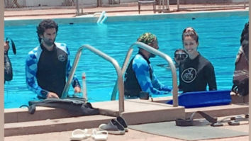 WATCH: Malang stars Disha Patani and Aditya Roy Kapur train in swimming pool