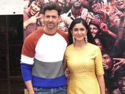 Hrithik Roshan and Mrunal Thakur spotted at Promo Shoot of film Super 30 Hrithik Roshan and Mrunal Thakur spotted at Promo Shoot of film Super 30