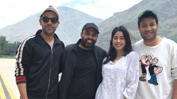 PHOTO: Janhvi Kapoor and Rajkummar Rao are happy souls on the sets of RoohiAfza
