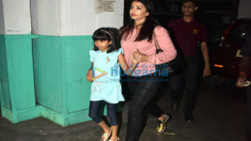 Photos: Abhishek Bachchan, Aishwarya Rai Bachchan and Aaradhya Bachchan spotted at Juhu PVR