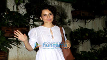 Photos: Kangana Ranaut spotted at a recording studio in Juhu