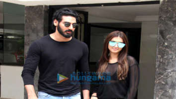 Photos: RX 100 stars Ahan Shetty & Tara Sutaria spotted at Sunny Ville, Bandra