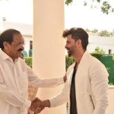 Hrithik Roshan, Sajid Nadiadwala and Super 30 team meet Vice President of India Venkaiah Naidu