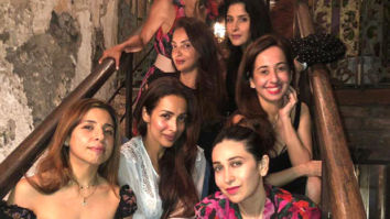 Malaika Arora and Karisma Kapoor are all smiles as they party with their girl gang