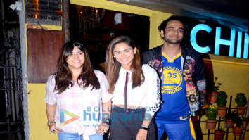 Photos: Ekta Kapoor, Krystle Dsouza and Vikas Gupta snapped at Chin Chin Chu restaurant in Juhu
