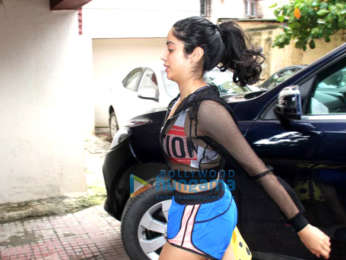 Photos: Janhvi Kapoor spotted at the Pilates gym