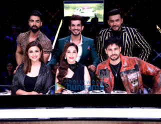 Photos: Sidharth Malhotra, Parineeti Chopra, Madhuri Dixit and others snapped promoting Jabariya Jodi on sets of Dance Deewane
