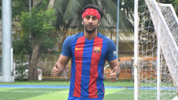 Ranbir Kapoor snapped at All Stars football match