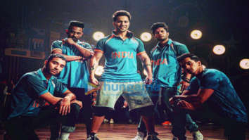 on the sets of the movie Street Dancer 3D