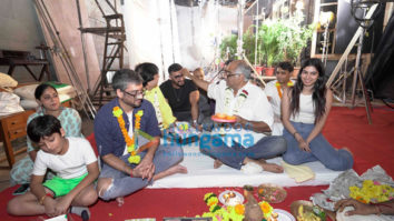 on the sets of the movie Maidaan