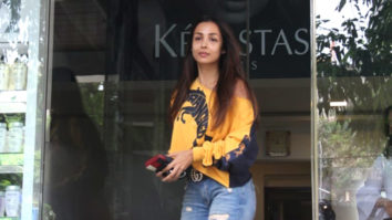 Malaika Arora spotted at Freeda beauty salon Bandra