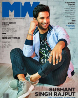 Sushant Singh Rajput on the cover of Man's World, Aug 2019