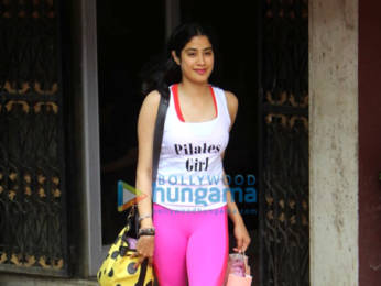 Photos: Janhvi Kapoor snapped post Pilates