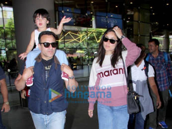 Photos: Saif Ali Khan and Kareena Kapoor Khan snapped at the airport