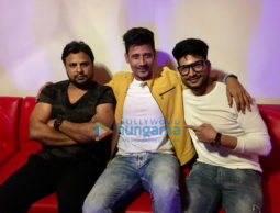 on the sets of the movie Dream Girl