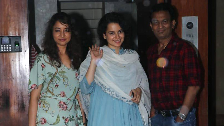 Kangana Ranauat spotted at Kamal Jain office