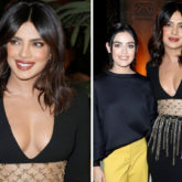 New York Fashion Week Priyanka Chopra sizzles in beaded black Oscar De La Ranta dress, strikes a pose with Lucy Hale